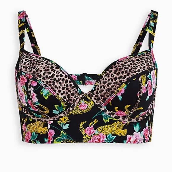 Torrid Jaguar swim top - Picture 1 of 3